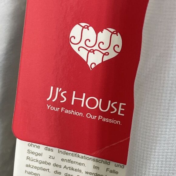 JJs House Wedding Formal Dress Flowy Silver Gray Sequins Size 8 NWT - Picture 5 of 10